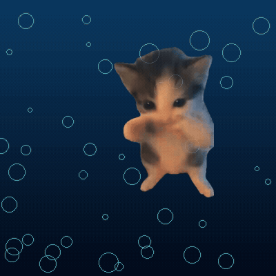 Scooba paddling in the deep